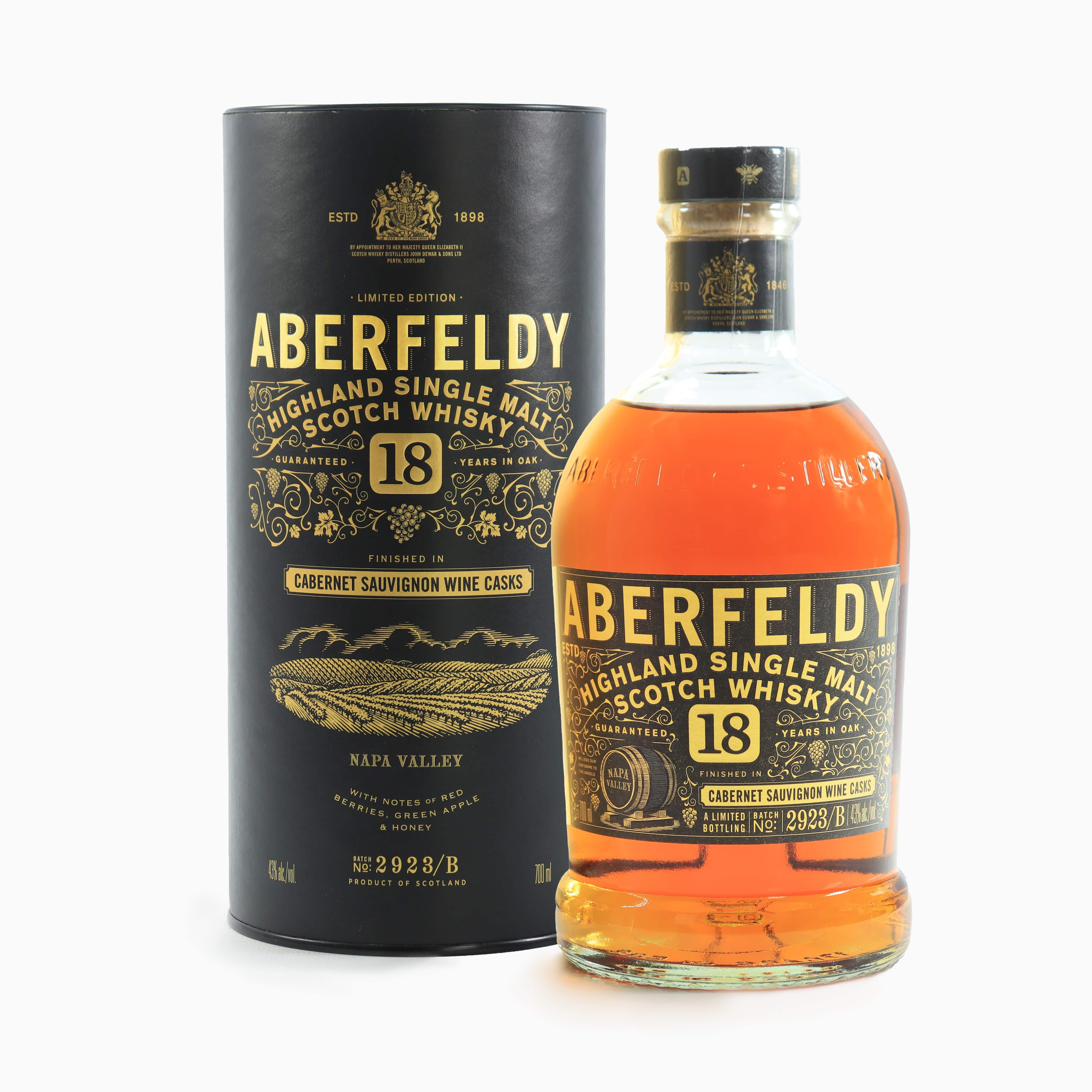 Aberfeldy - 18 Year Old (Napa Valley Red Wine Cask)