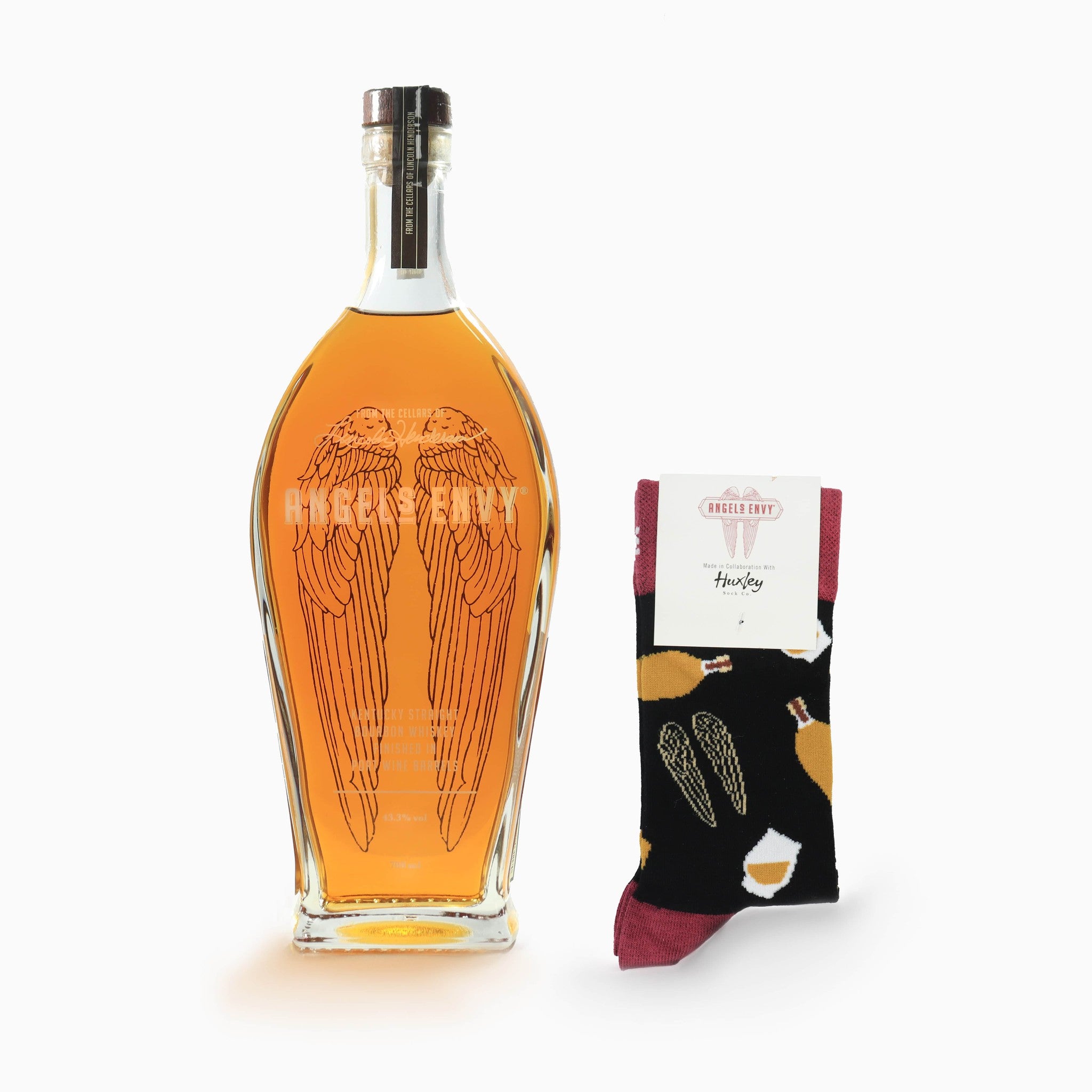 Angel's Envy - Bourbon (Port Wine Finish) + Free Socks