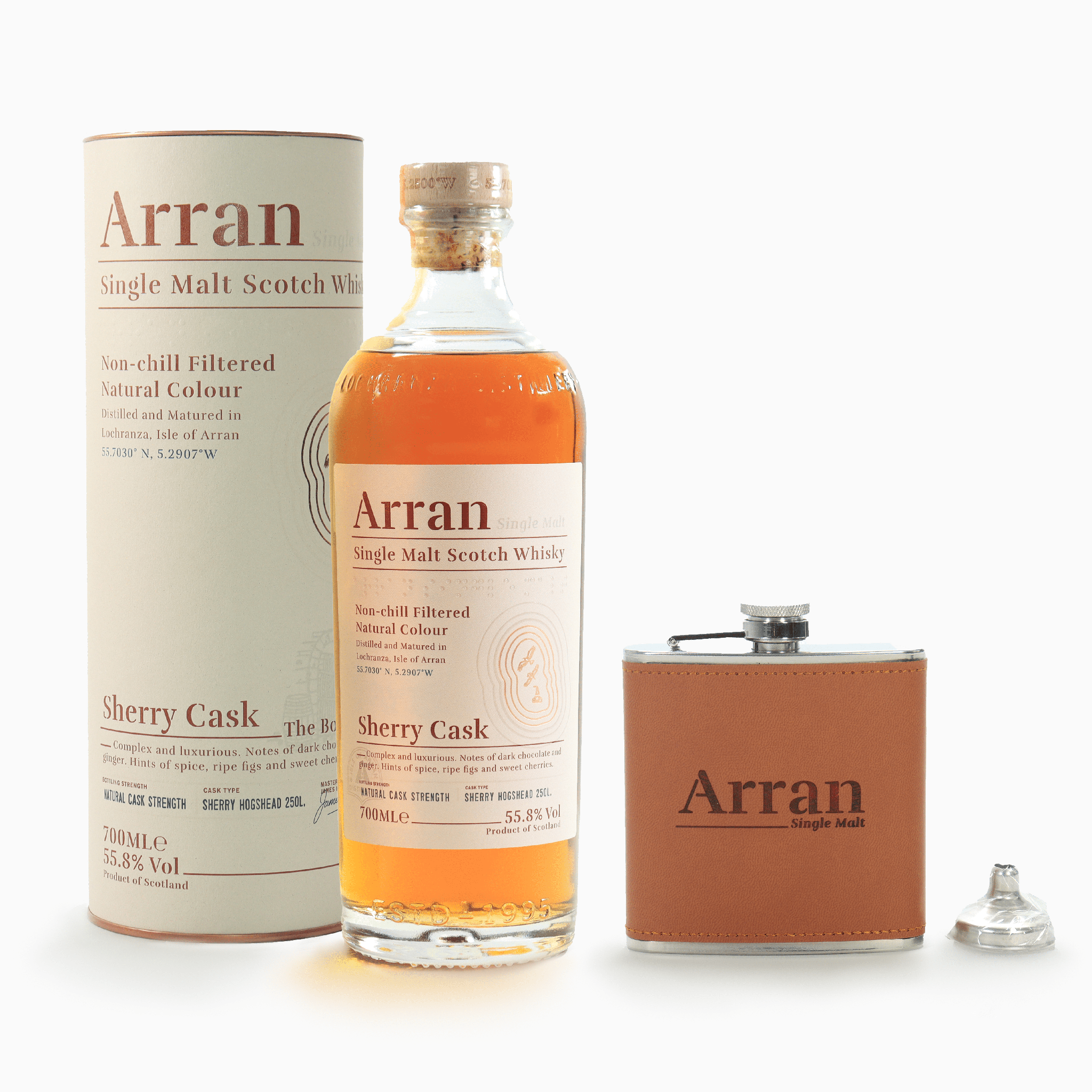 Arran - The Bodega (Sherry Cask) + Hipflask