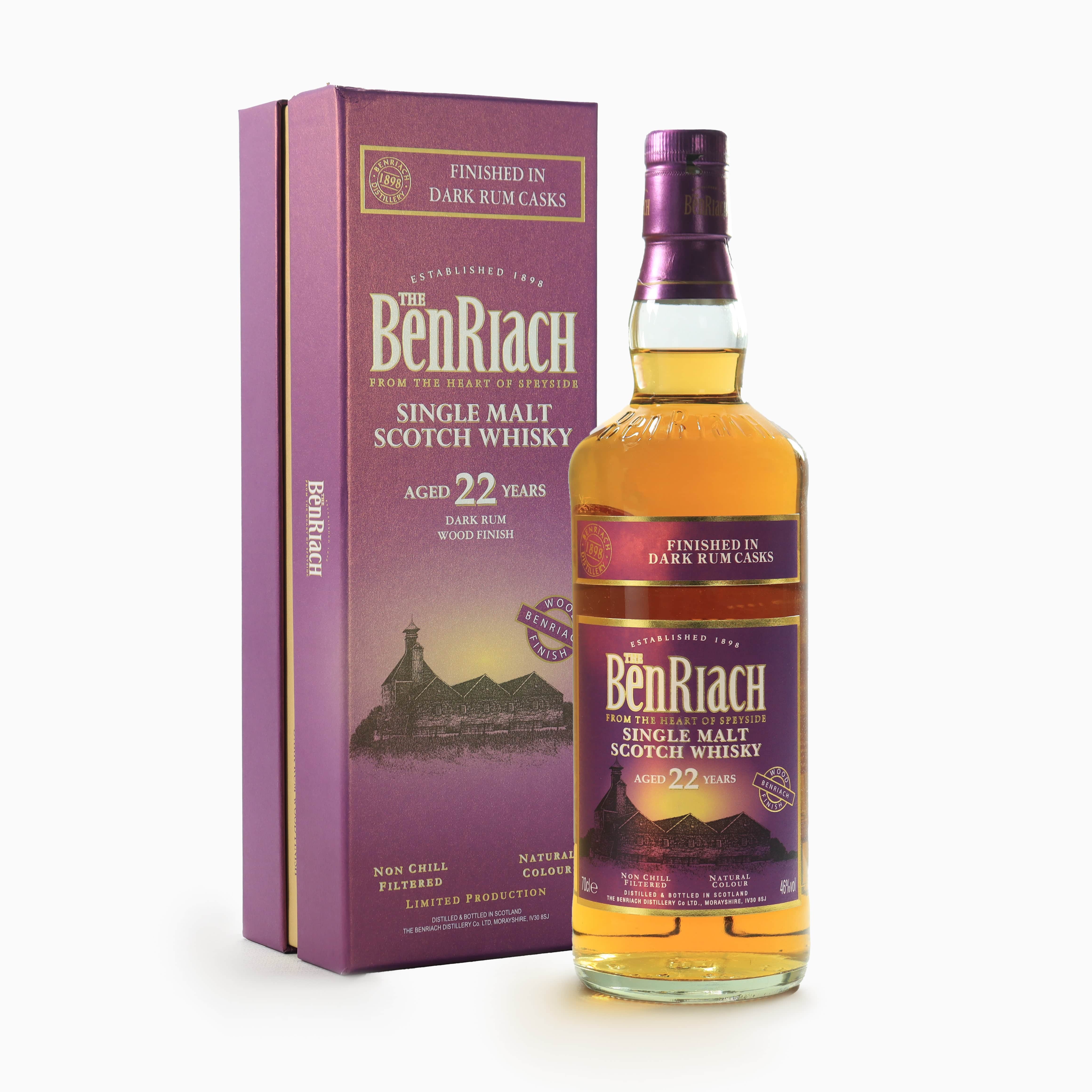 BenRiach - 22 Year Old (Dark Rum Finish)