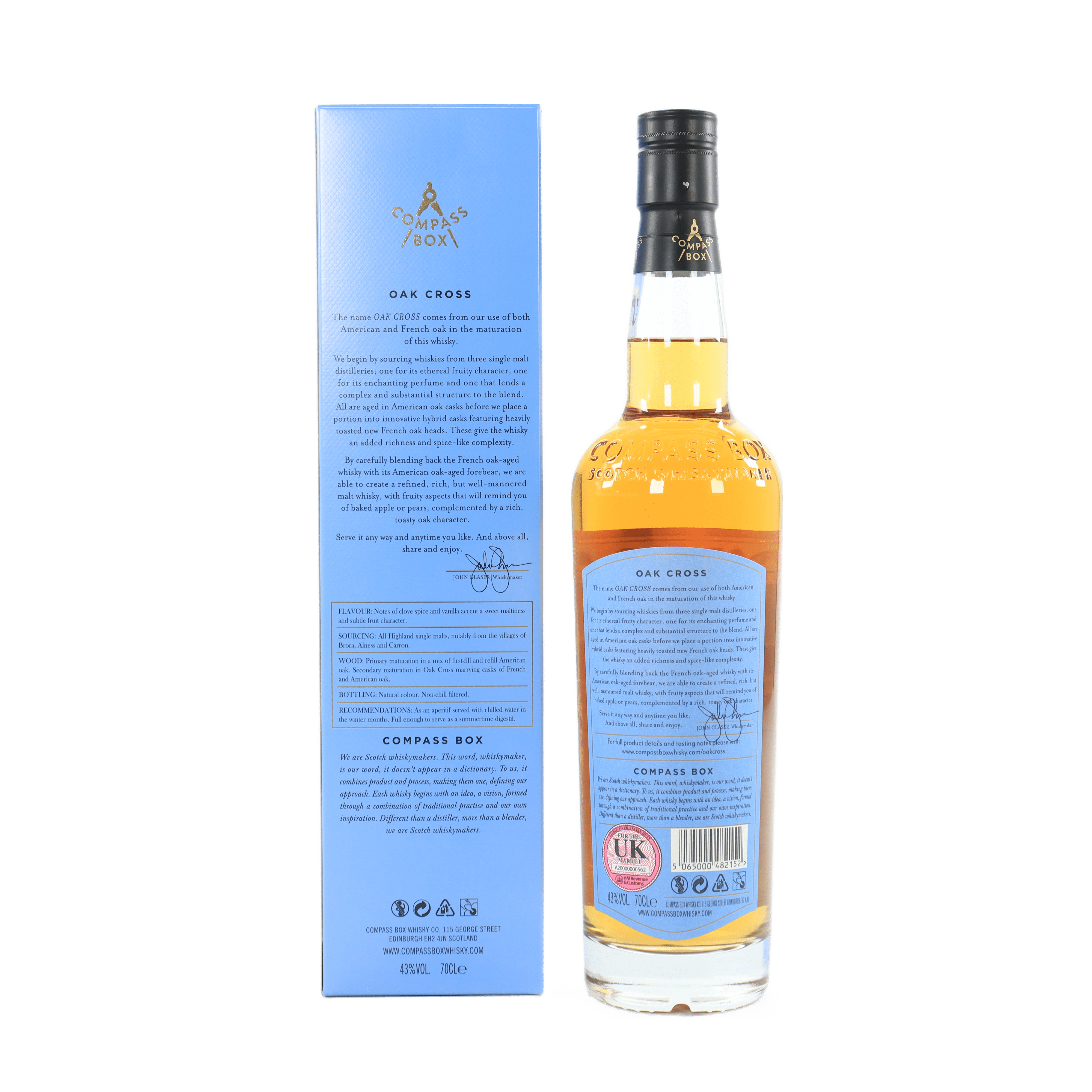 Compass Box - Oak Cross