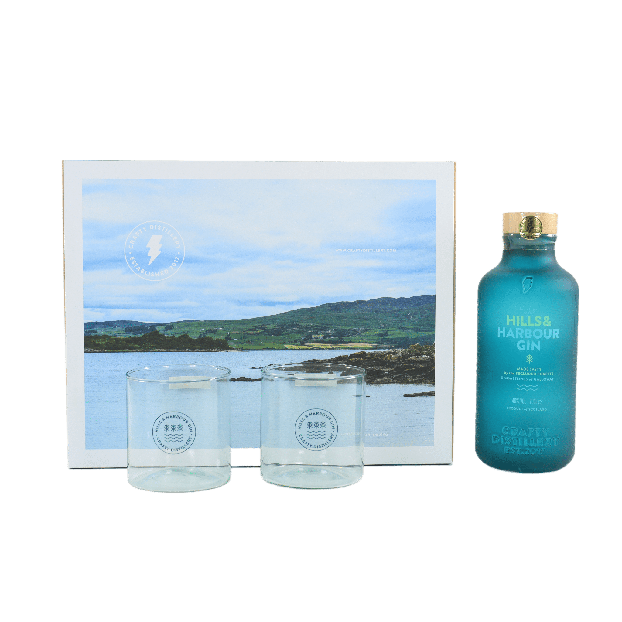 Crafty Distillery - Hills & Harbour Gin Gift Set