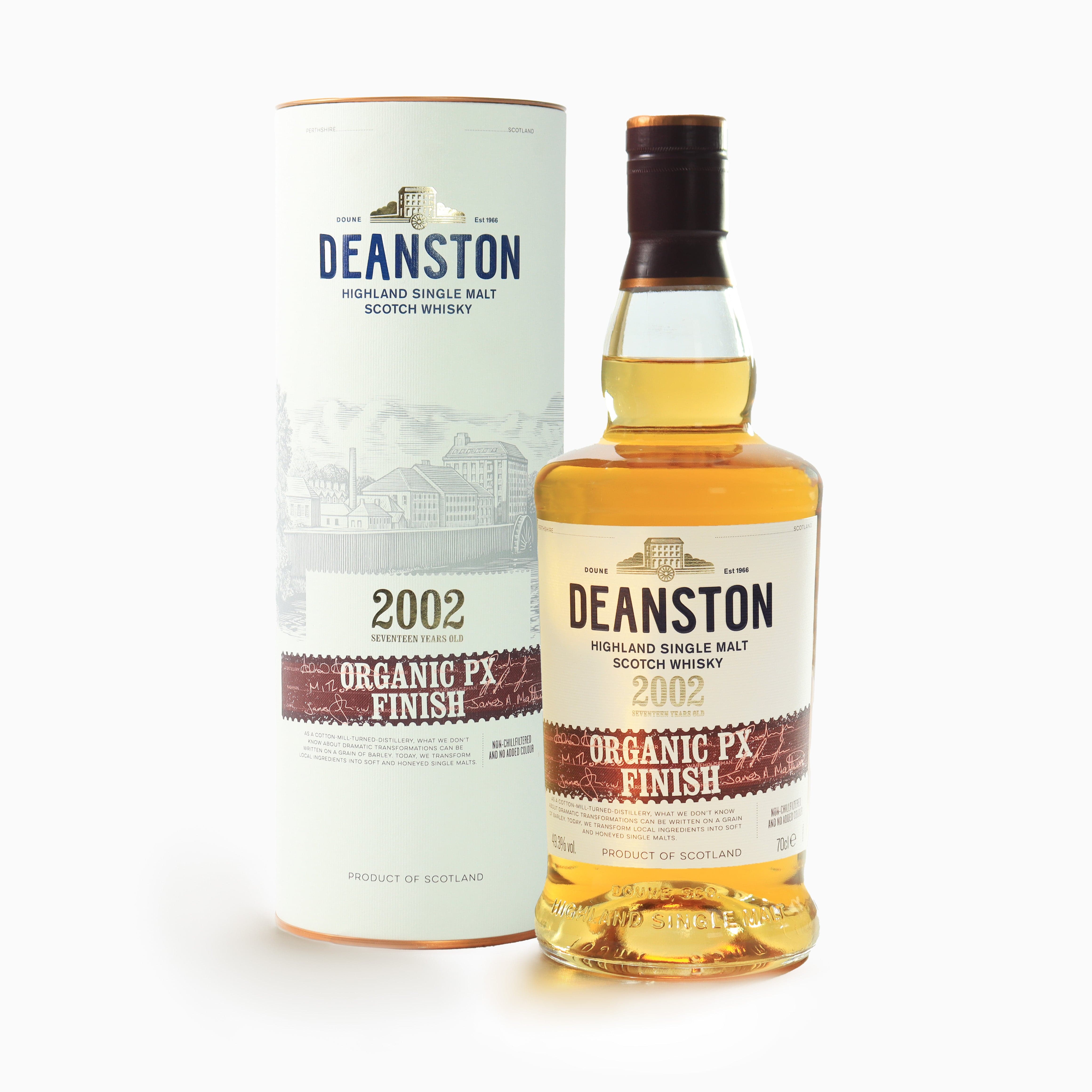 Deanston - 17 Year Old (2002) Organic PX Finish