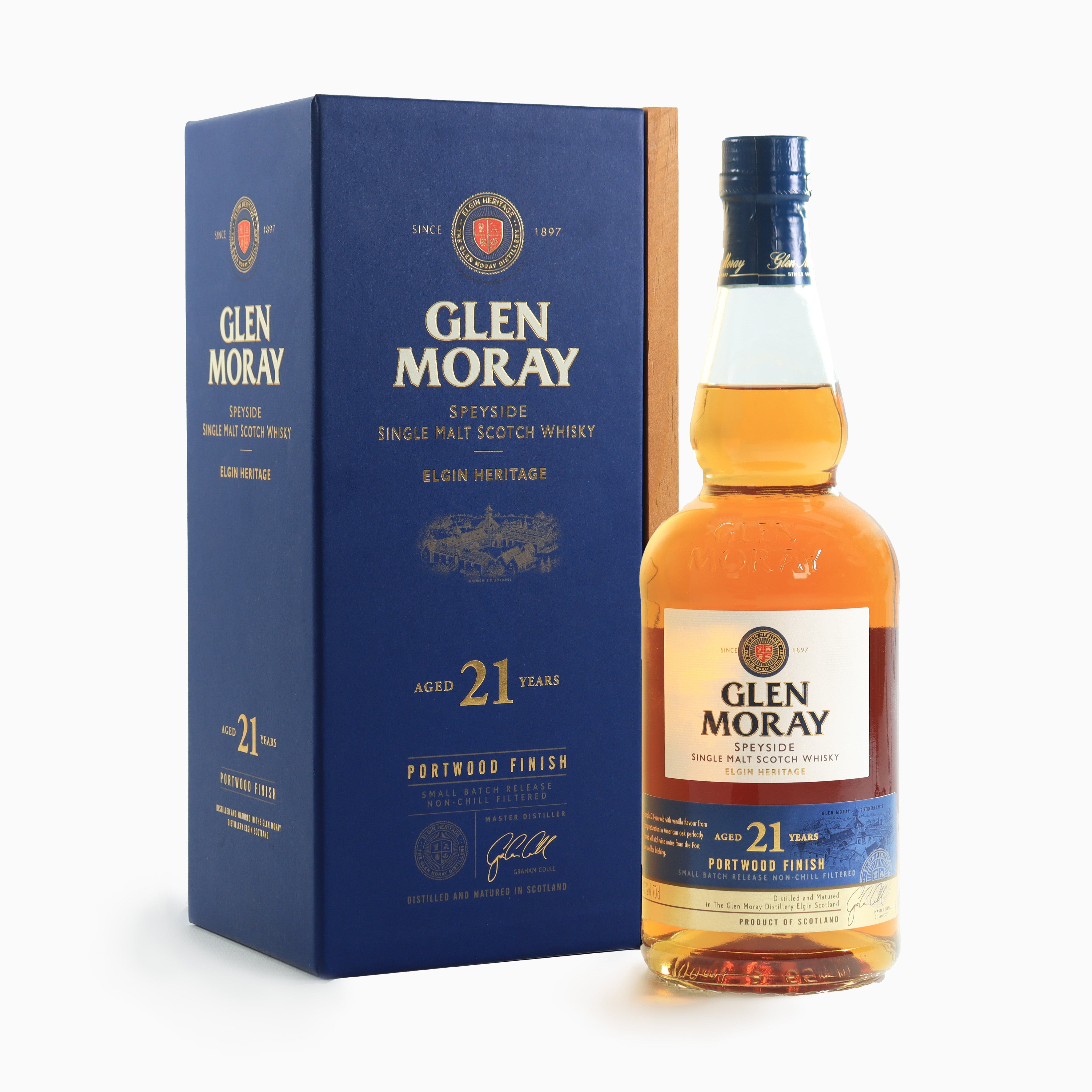 Glen Moray - 21 Year Old (Port Wood Finish)