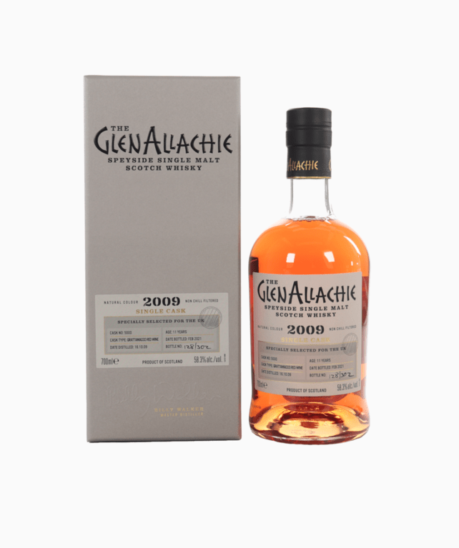 GlenAllachie - 11 Year Old (2009) Single Cask #5000 (Grattamacco Red Wine)