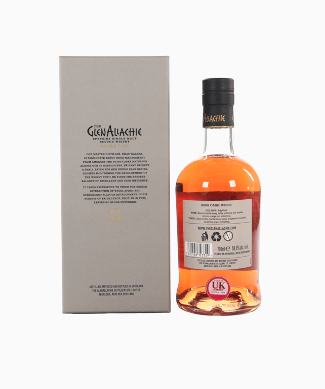 GlenAllachie - 11 Year Old (2009) Single Cask #5000 (Grattamacco Red Wine)