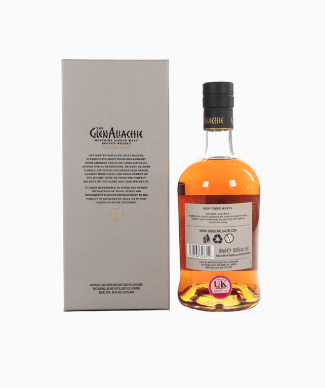 GlenAllachie - 13 Year Old (2007) Single Cask #6871 (Virgin Oak)