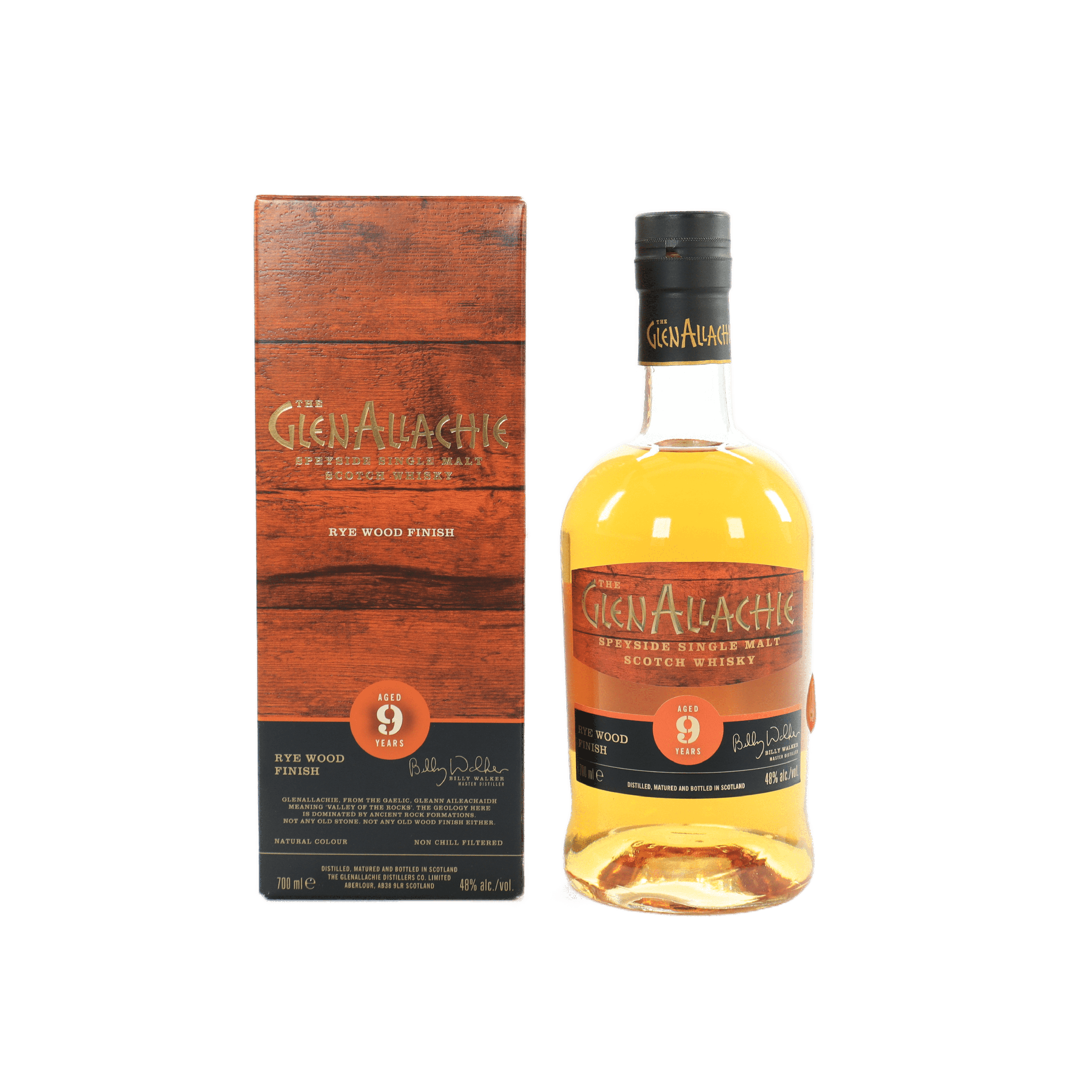 GlenAllachie - 9 Year Old (Rye Wood Finish)