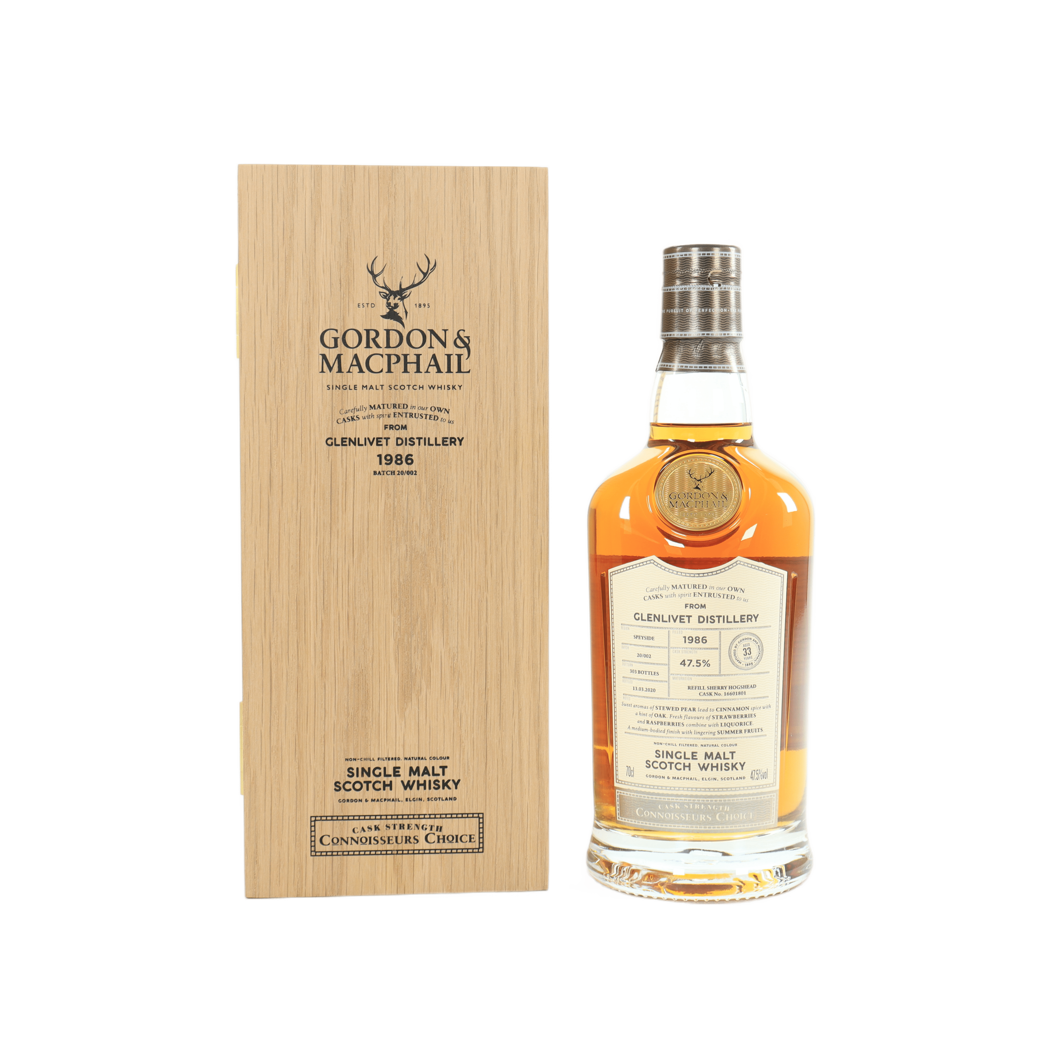 Glenlivet - 33 Year Old (1986) Gordon & MacPhail (Connoisseurs Choice)