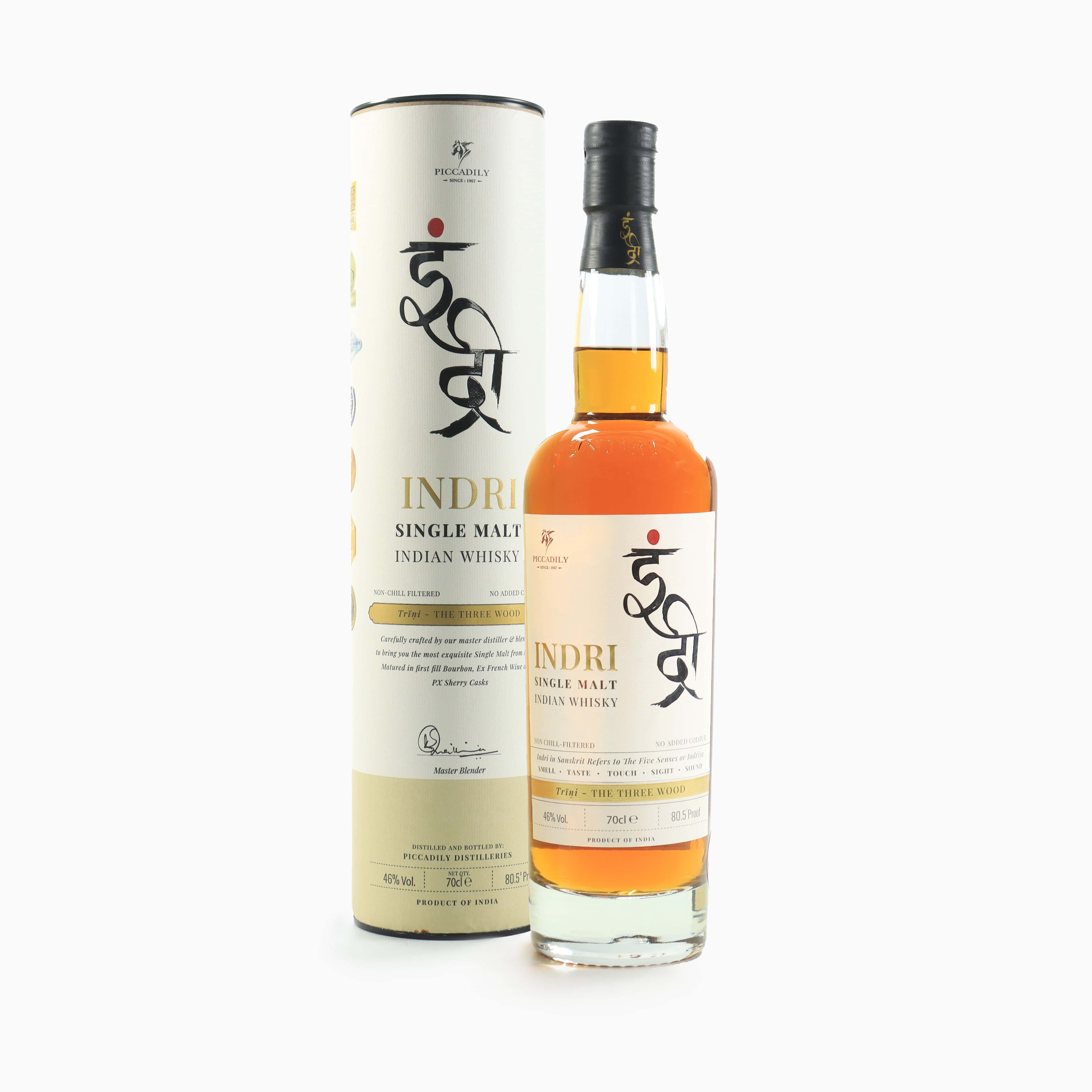 Indri Trini Single Malt indian Whisky