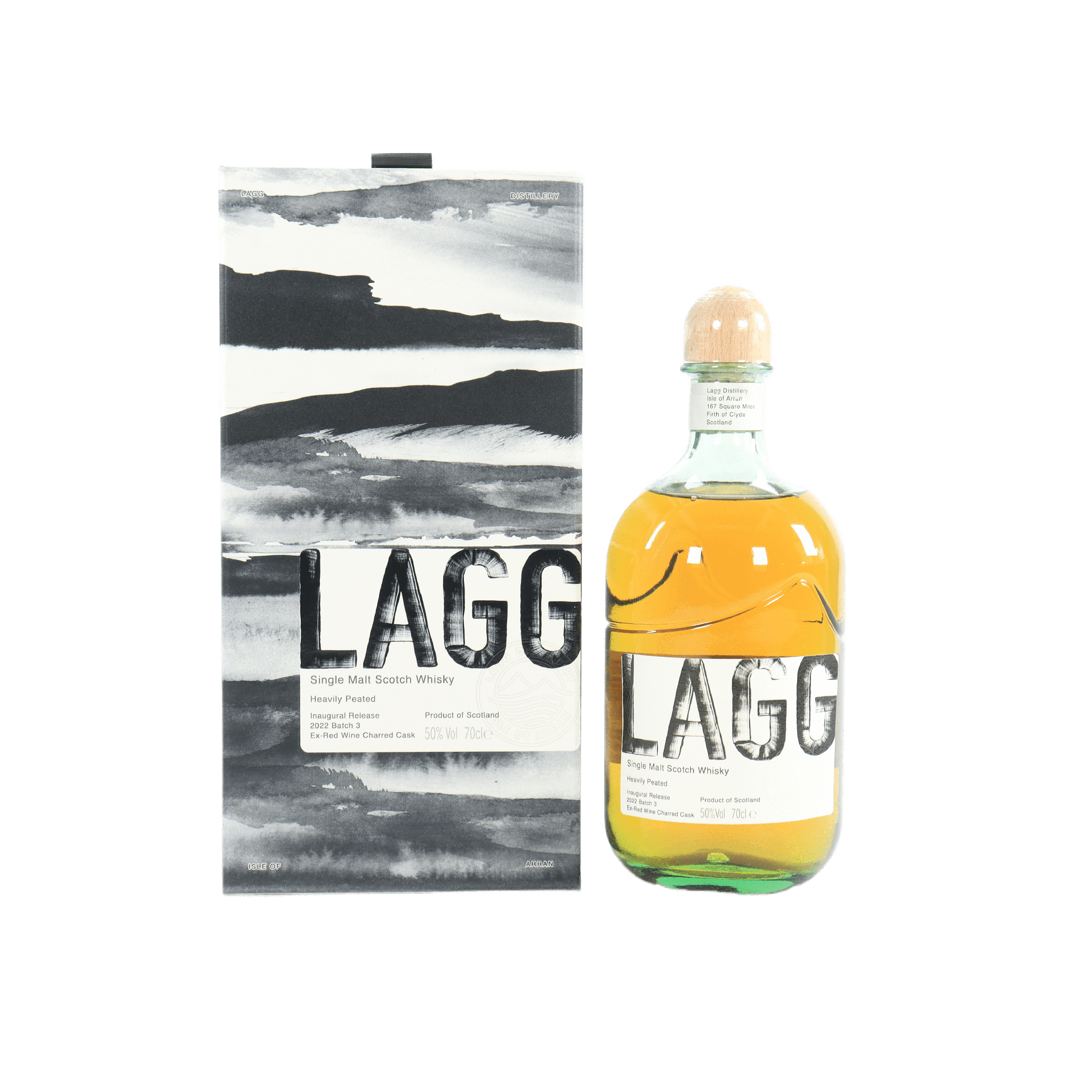 Lagg - Inaugural Batch #3 (Ex-Red Wine Charred Casks)