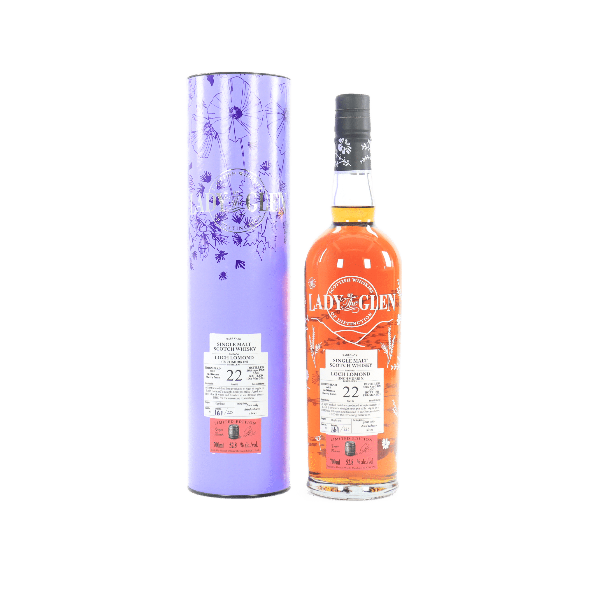 Loch Lomond (Inchmurrin) - 22 Year Old (1998) Single Cask #1 (Lady of the Glen)