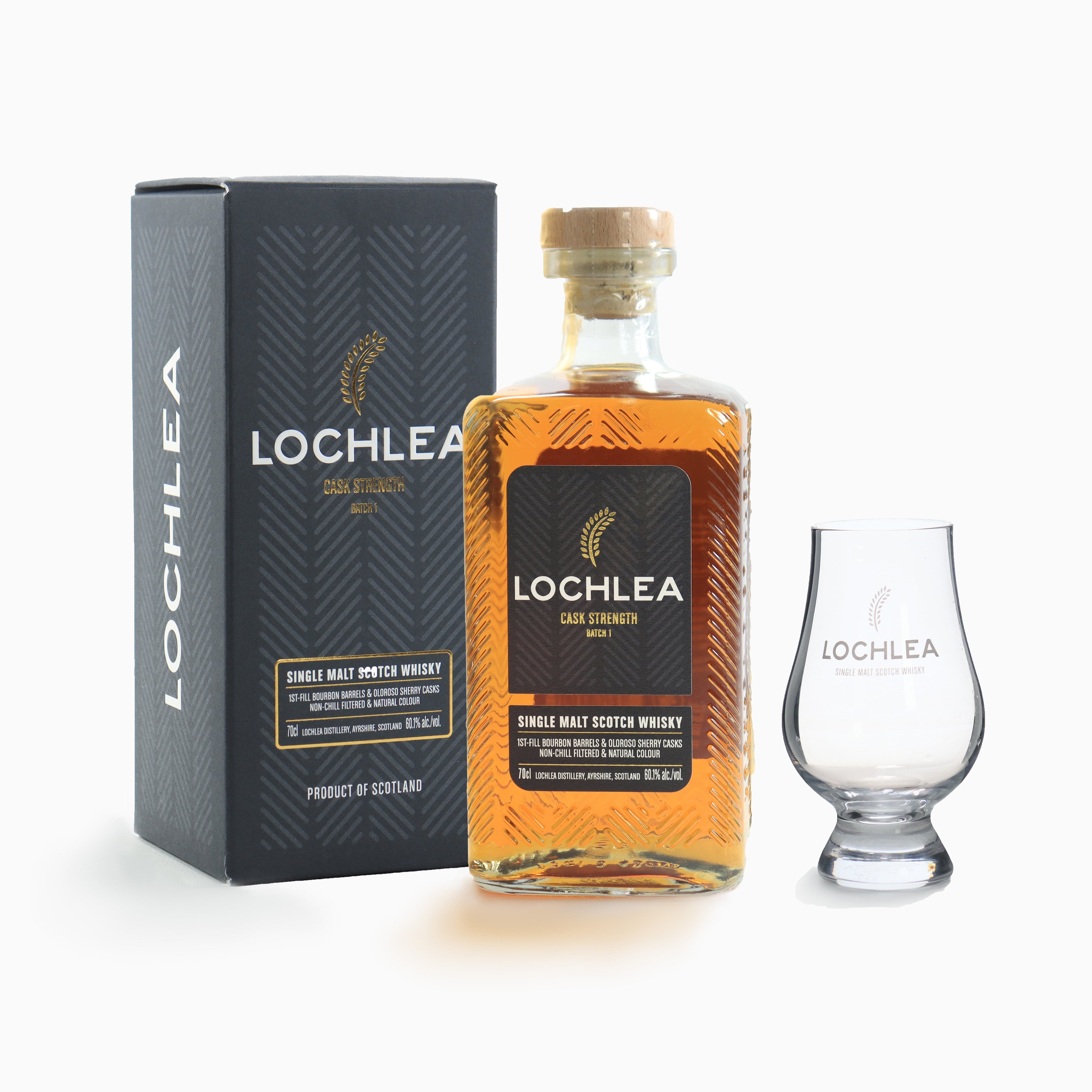 Lochlea - Cask Strength (Batch 1) + Free Glass