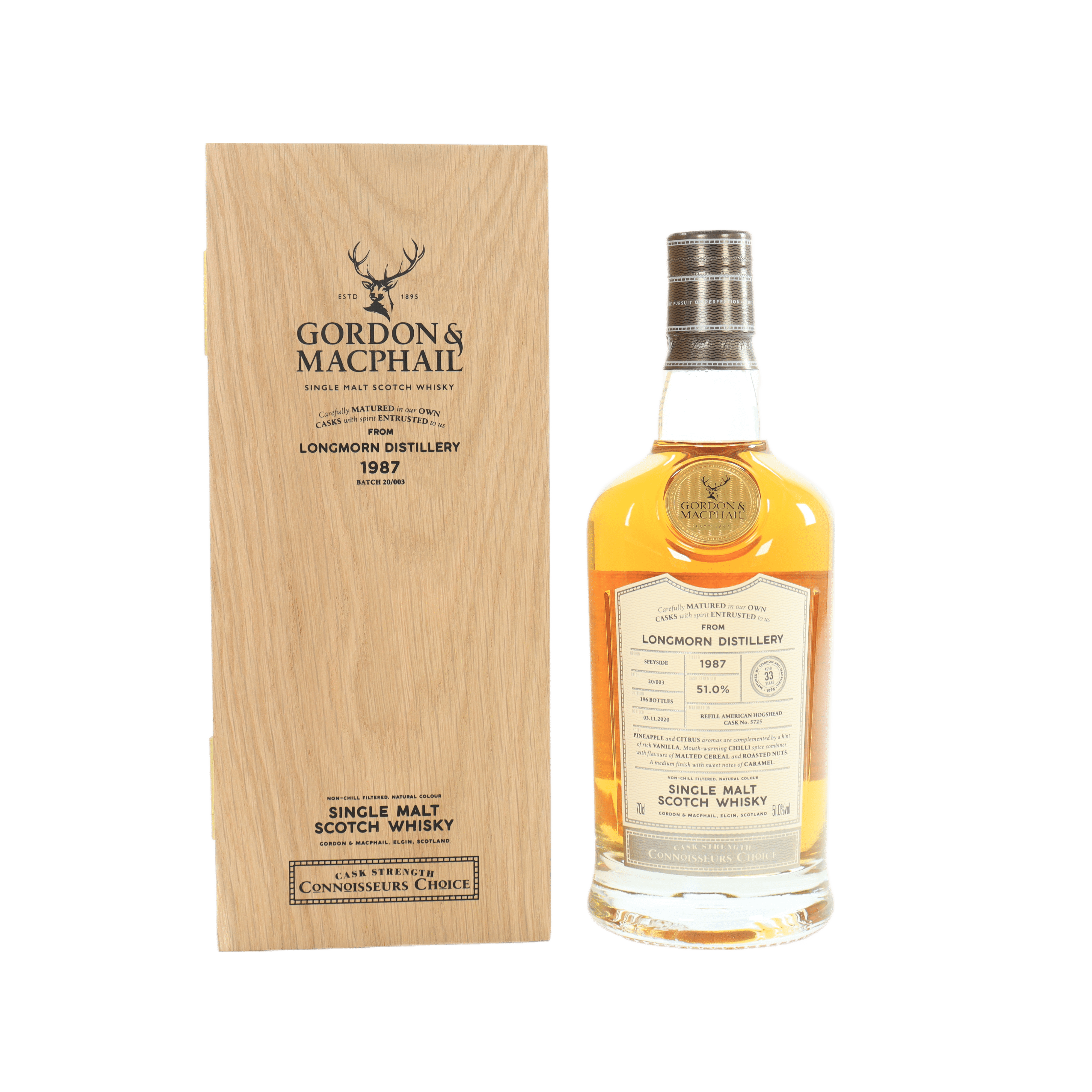 Longmorn - 33 Year Old (1987) Gordon & Macphail (Connoisseurs Choice)