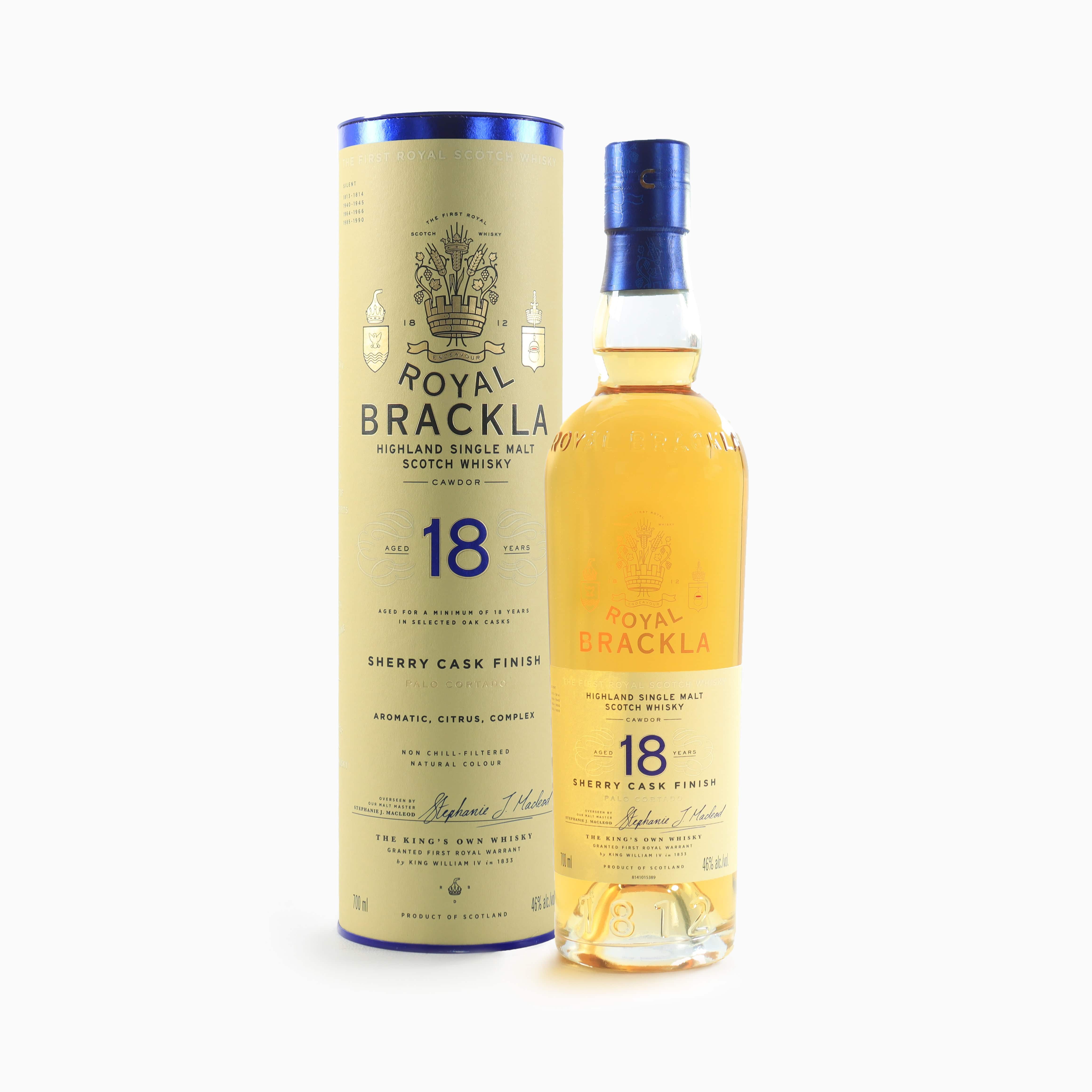 Royal Brackla - 18 Year Old (Palo Cortado Sherry Cask Finish)