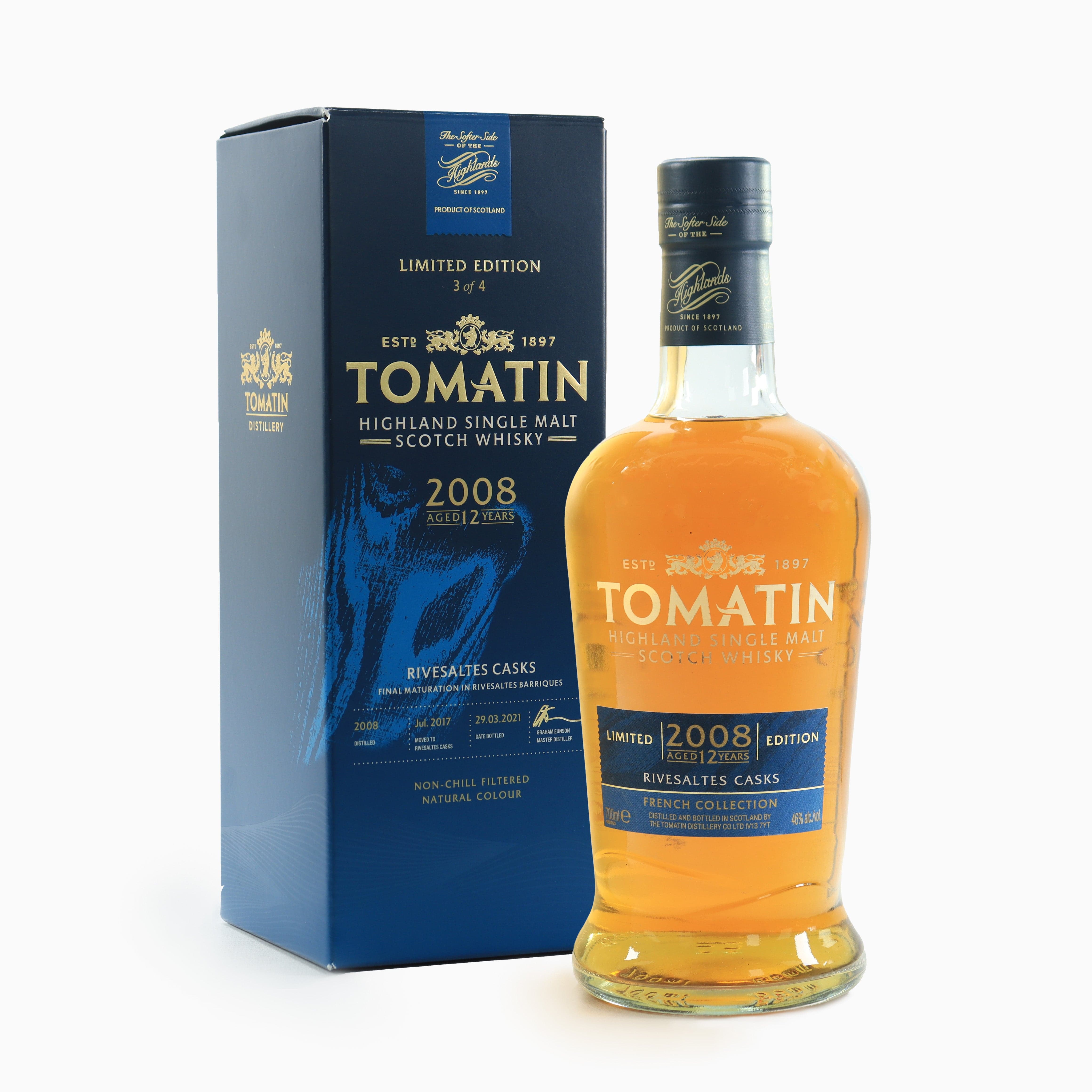 Tomatin - 12 Year Old (2008) French Collection (Rivesaltes Cask)