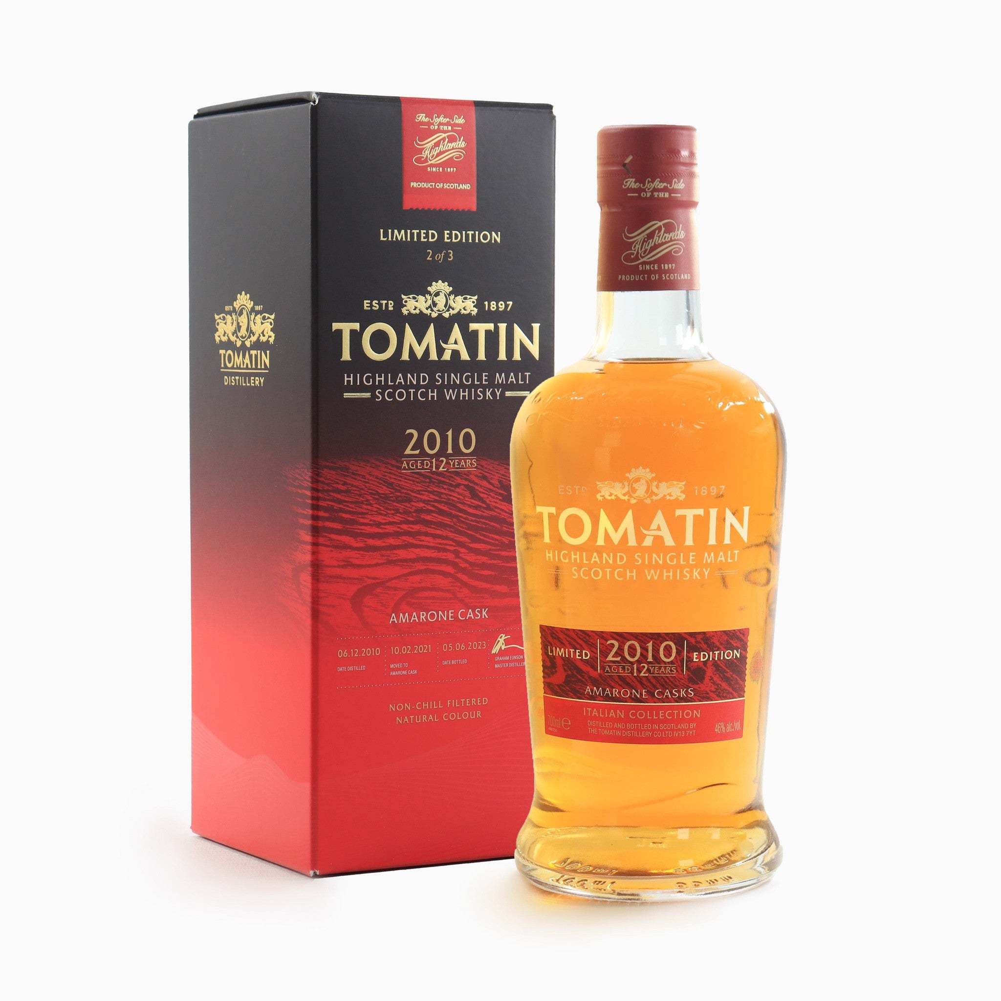 Tomatin - 12 Year Old (2010) Italian Collection (Amarone Cask)