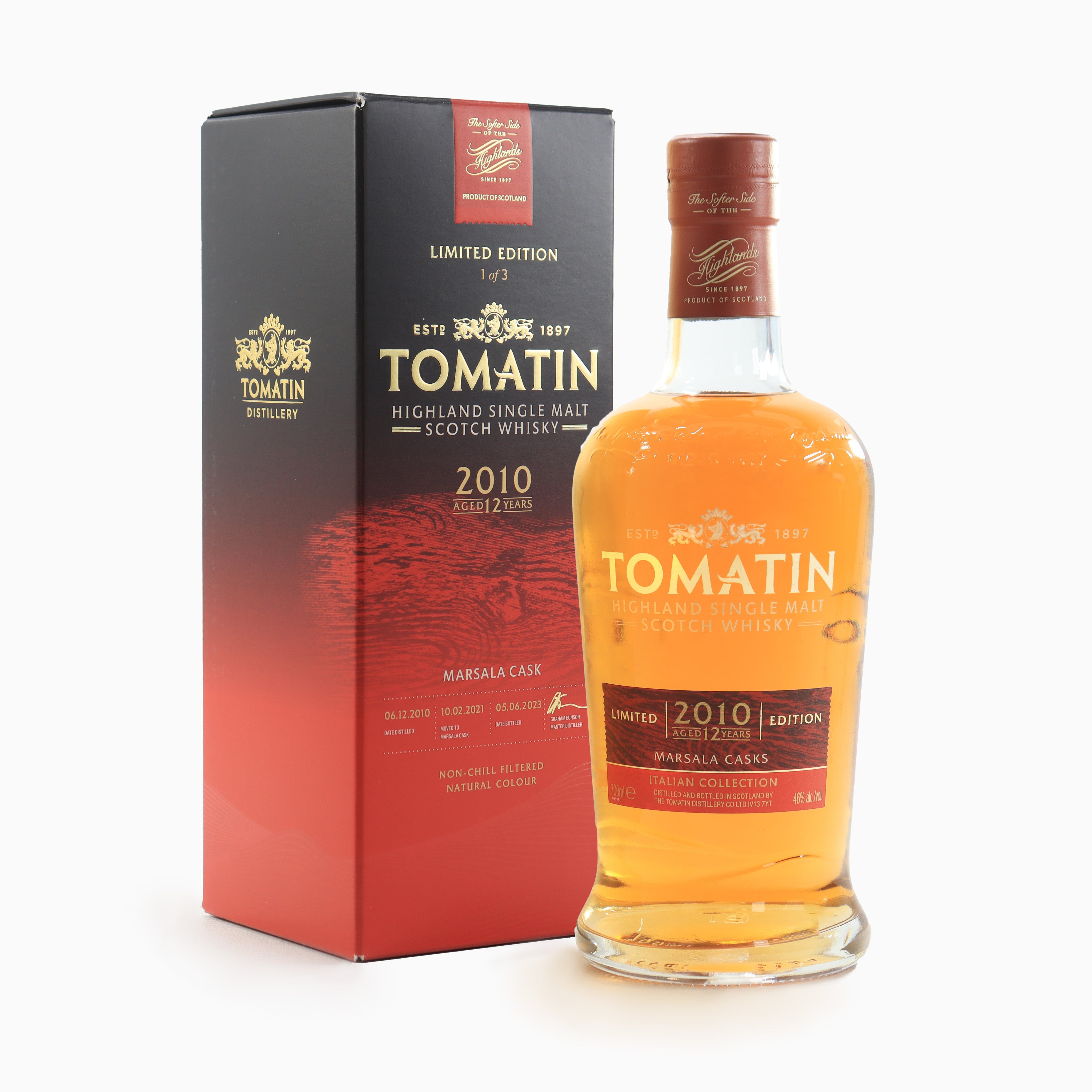 Tomatin - 12 Year Old (2010) Italian Collection (Marsala Cask)